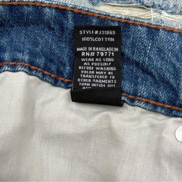 NWT Jordan Craig Men’s Ironbound Lager Blue Distressed Jean Shorts 40 #J3186S - Picture 10 of 13